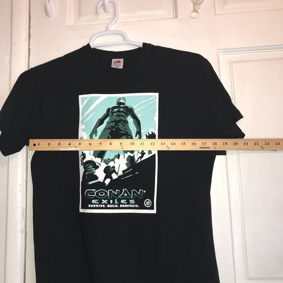 Conan Exiles T-Shirt Men’s M Short Sleeve Black - Picture 7 of 8